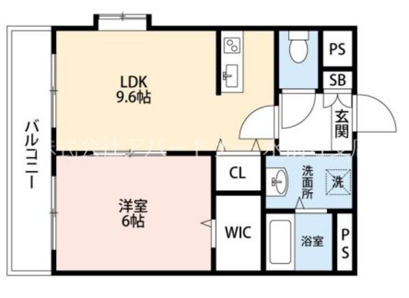 ミリーサ東部の物件間取画像